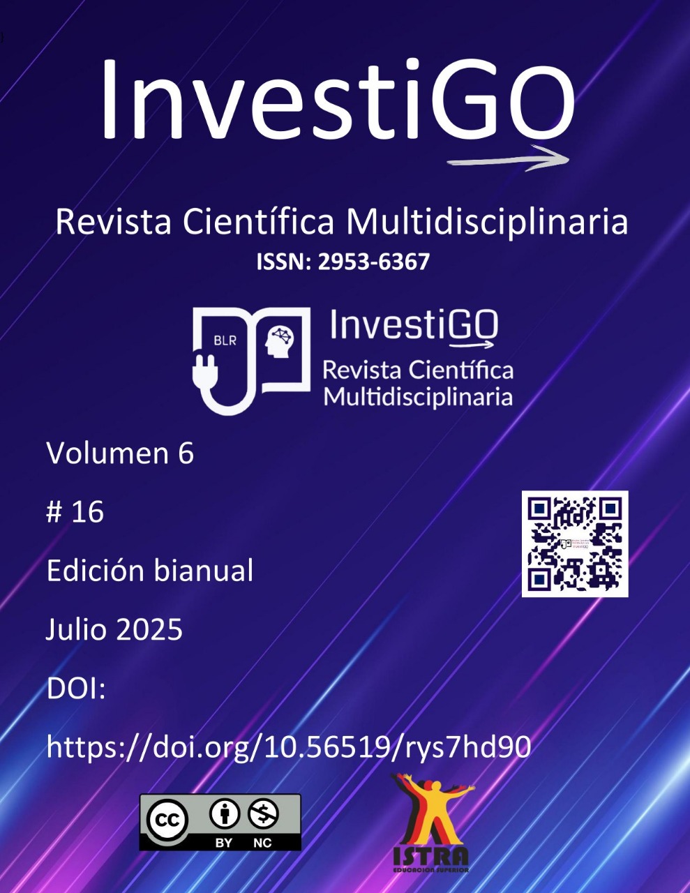 					Ver Vol. 6 Núm. 16 (2025): Revista Científica Multidisciplinaria InvestiGo 
				